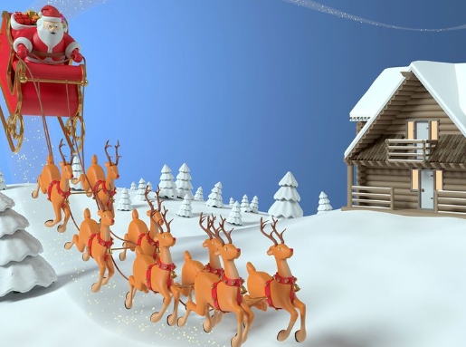 how much reindeer pull santaʼs sleigh