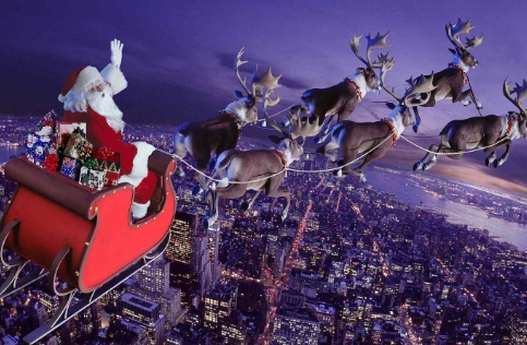 santaʼs reindeer are female