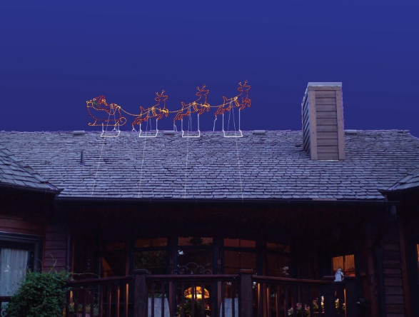 rooftop reindeer