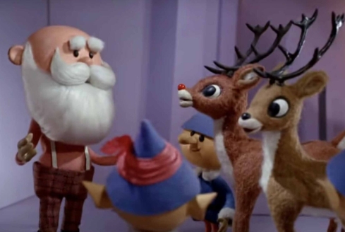 santaʼs reindeer rudolph