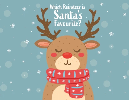 santaʼs favorite reindeer