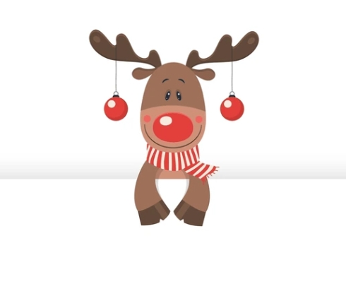 simple reindeer clipart