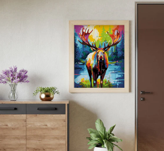 Bringing Abstract Moose Art into Your Space2