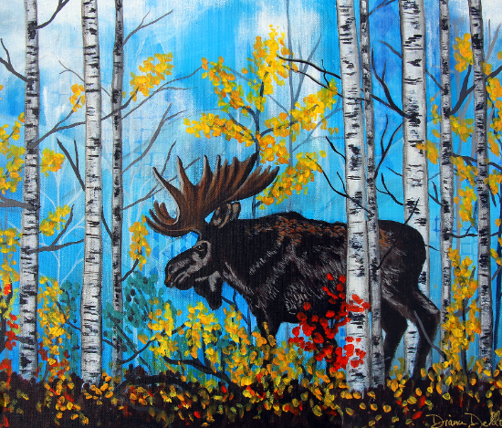 Creating Your Own Abstract Moose Art