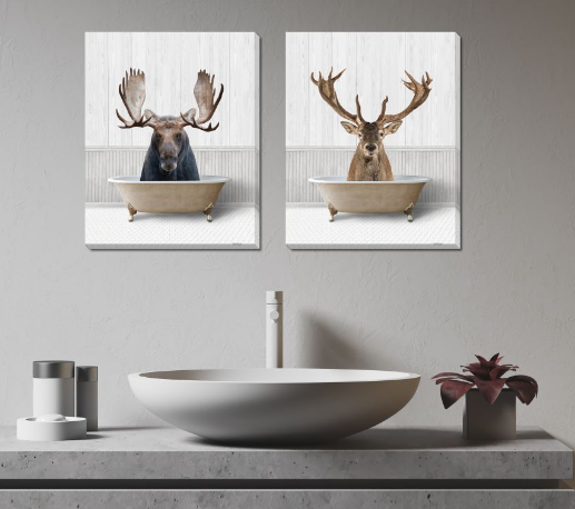 Creating Your Own Moose in Bathtub Art