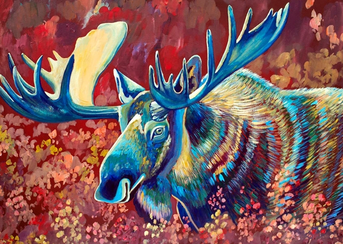 Cultural Significance of Moose in Woodland Art