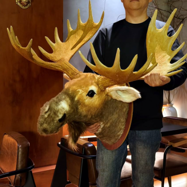 DIY Moose Head Decor
