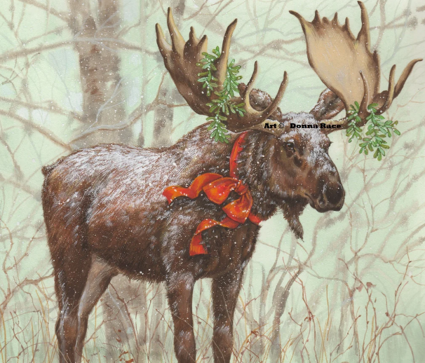  Discovering the Charm of Christmas Moose Canvas Art