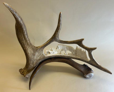 Embrace the Beauty of Carved Moose Antlers
