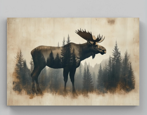 Exploring Moose Canvas Options at Hobby Lobby