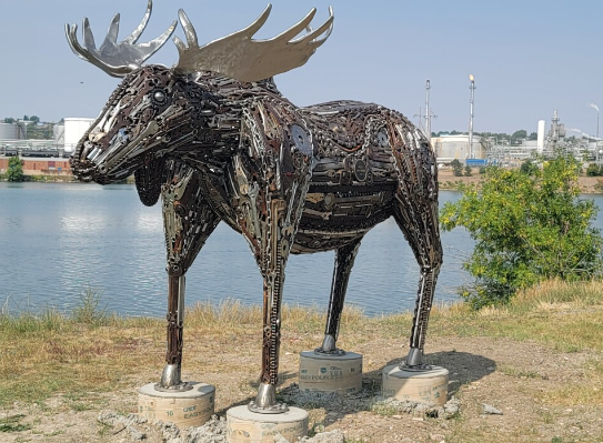 Exploring the Artistry Behind Iron Moose Sculptures