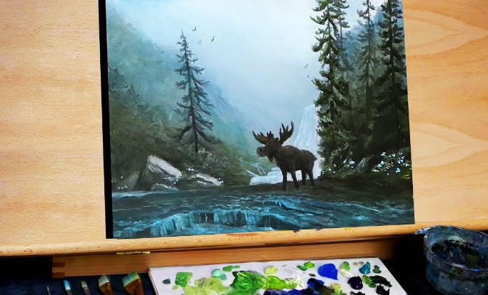 Finding Inspiration for Your Moose Painting