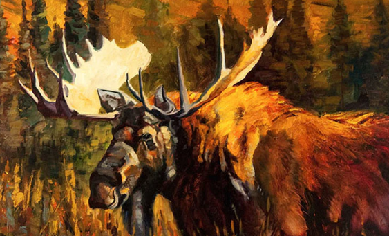 Finding Inspiration for Your Own Moose Abstract Art