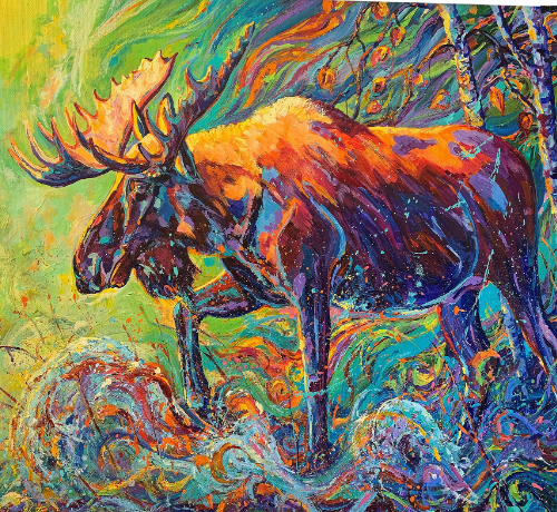 Finding and Appreciating Abstract Moose Art
