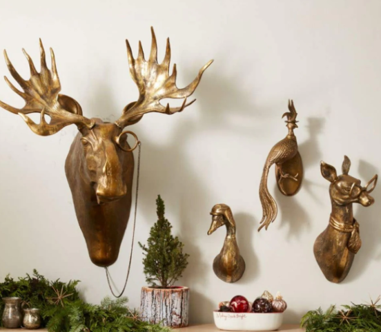 Incorporating a Metal Moose Head into Your Decor