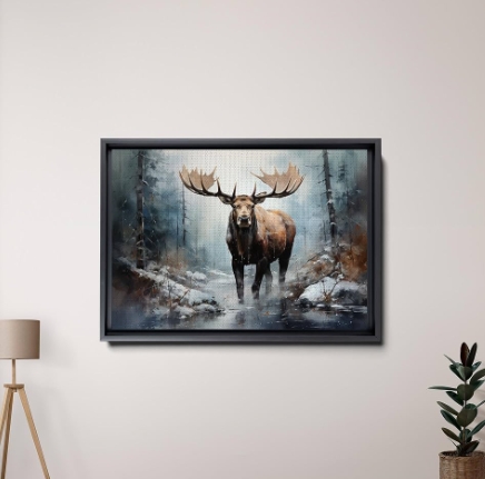 Moose Art Print