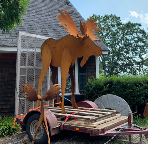 Moose Metal Yard Art2