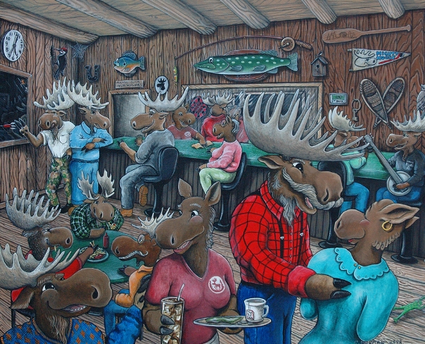 The Allure of Whimsical Moose Imagery