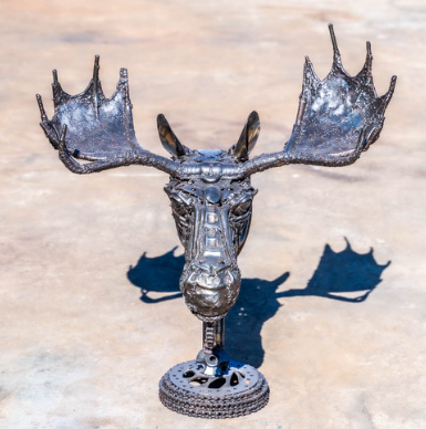 The Artistic Appeal of Metal Moose Heads