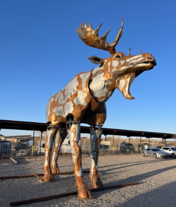 The Artistic Journey of Steel Moose Sculptures