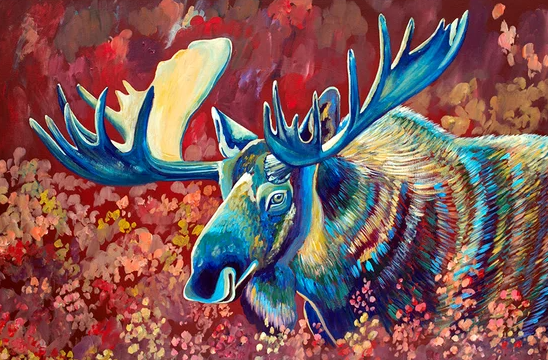 The Charm of Moose in Art