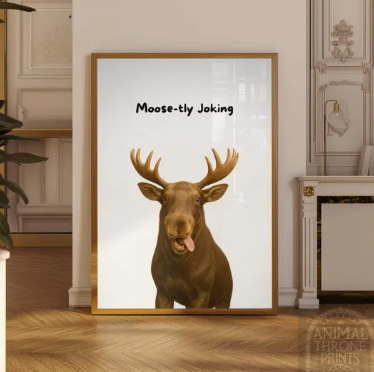 The Charm of Moose in Art