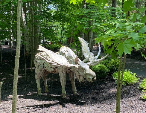 The Craftsmanship Behind Wooden Moose Sculptures