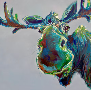 The Fascinating World of Abstract Moose Painting