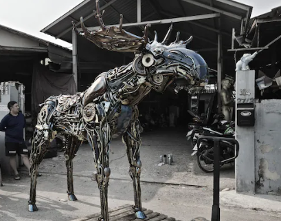 The Making of Moose Metal Art