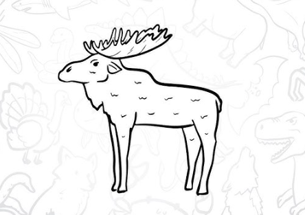 Tips for Creating Your Own Line Art Moose