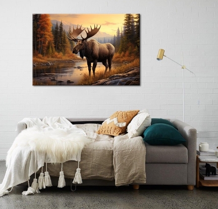 Wall Art Moose