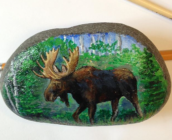 What is Moose Rock Painting