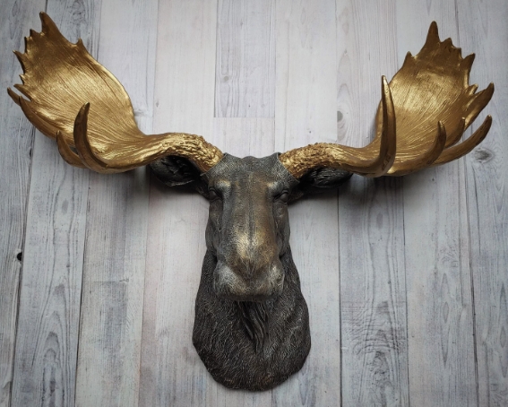 decorative moose head