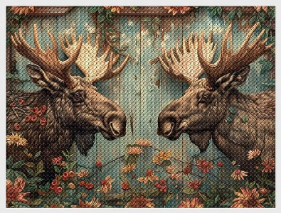 diamond art moose
