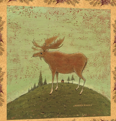 folk art moose