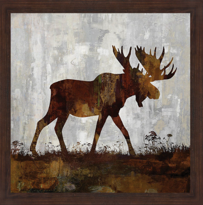 framed moose print2
