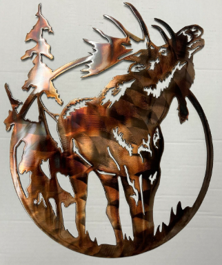 metal moose wall art