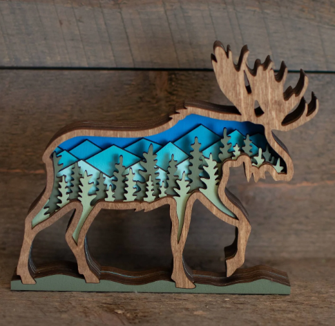 moose wall sculpture