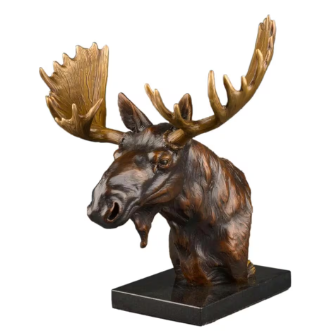 moose head sculpture
