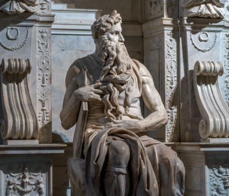 michelangelo buonarroti moses