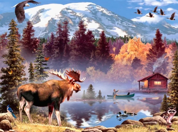moose wall art