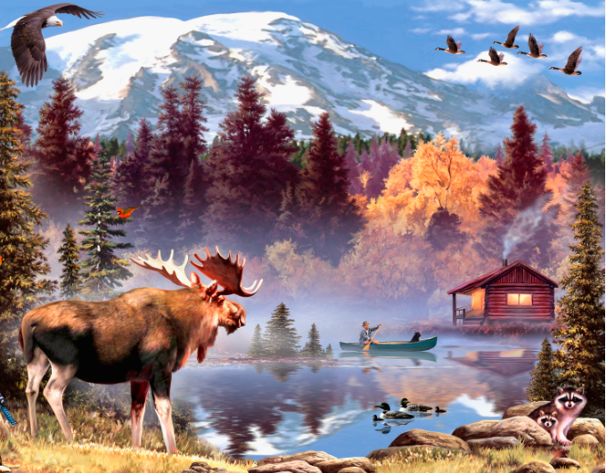 moose wall mural2