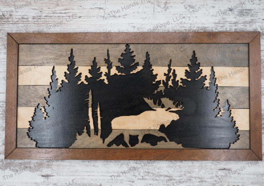 moose wood art