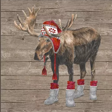 moose canvas wall art