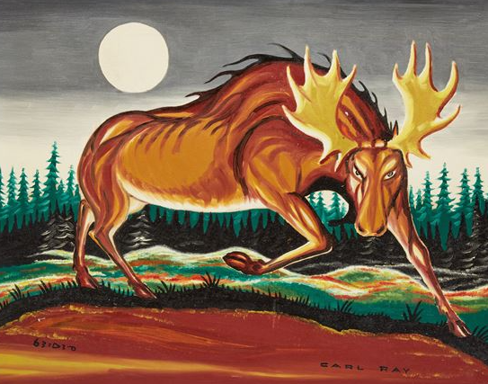 native moose art