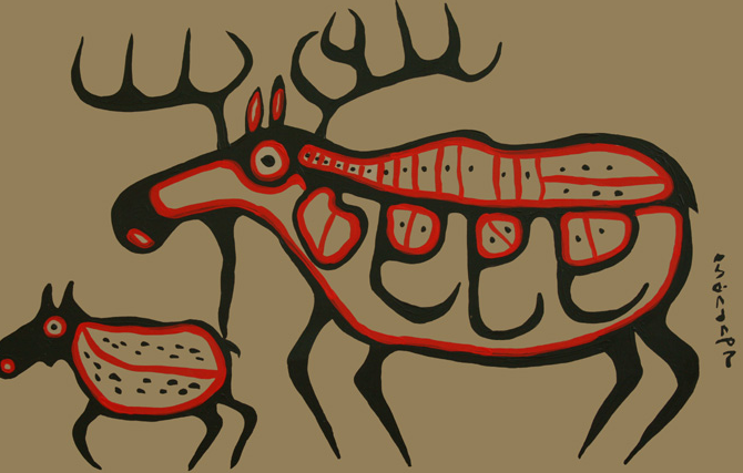 norval morrisseau moose