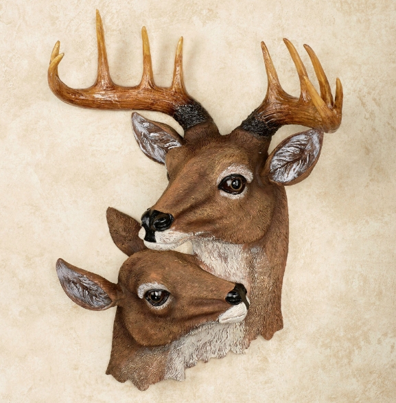 resin moose head wall art2