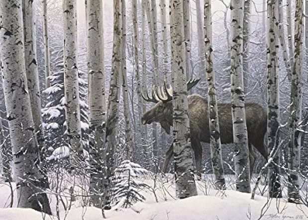 stephen lyman moose print