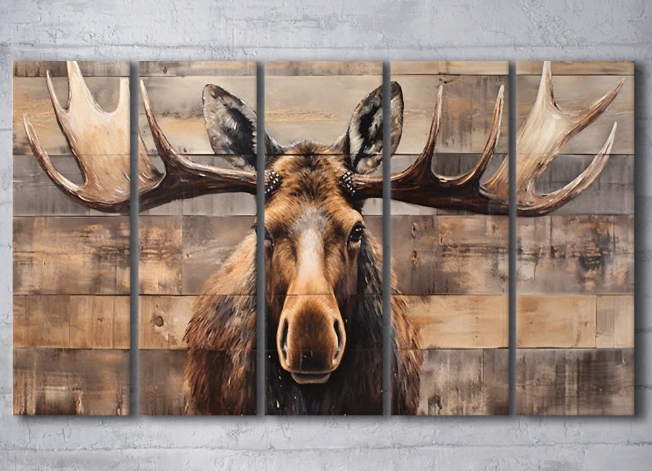 wall art moose