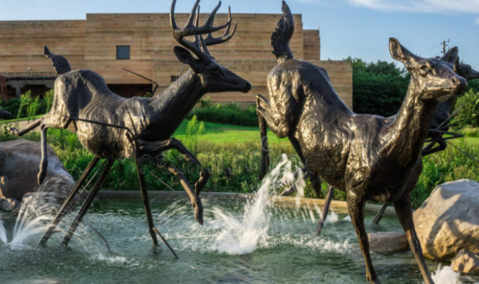 Life Size Bronze Stag Statue